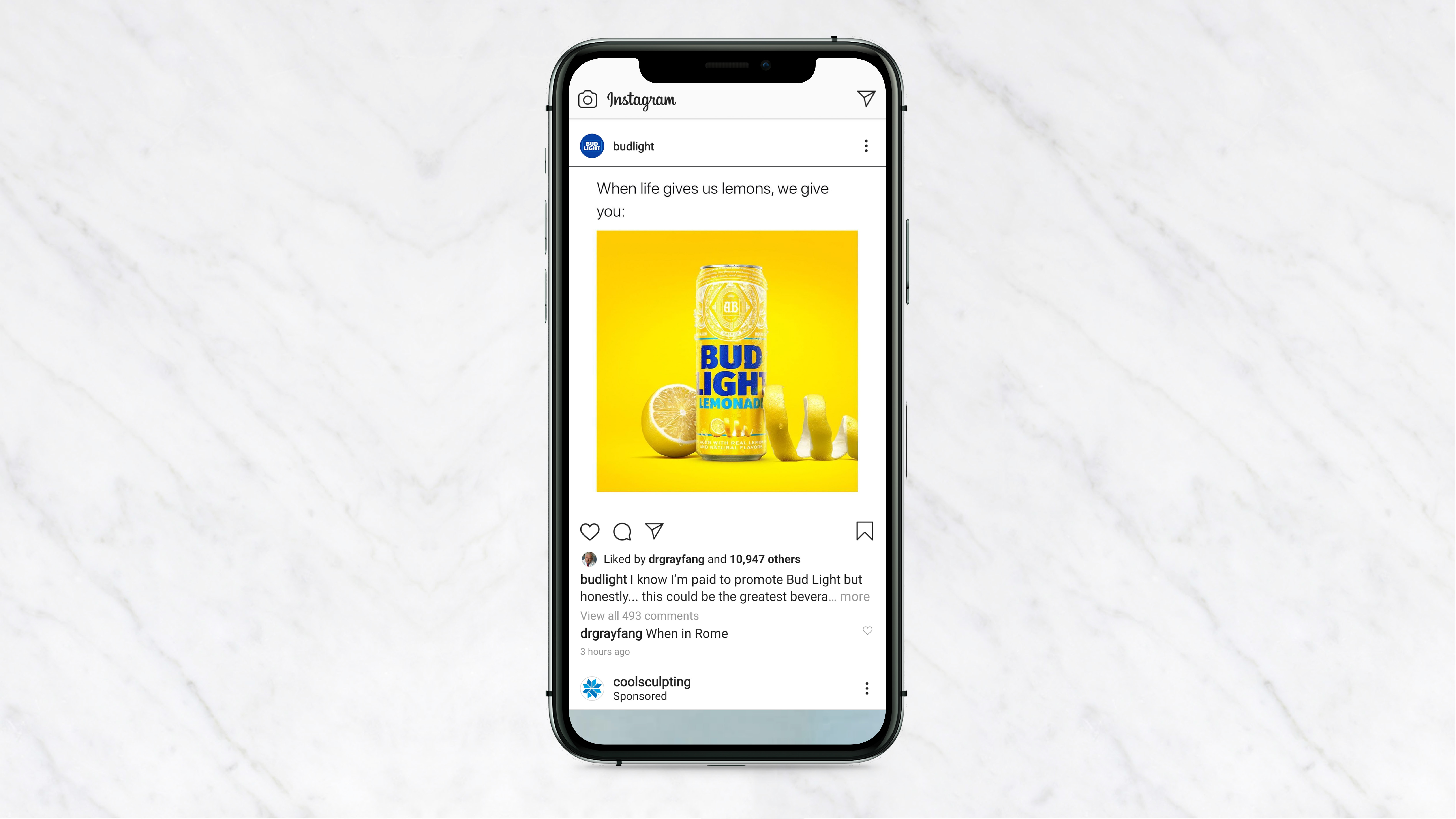 Insta: When life gives us lemons, we give you Lemonade.