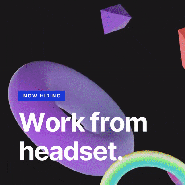 Work from headset, one of our prompts for posting across social