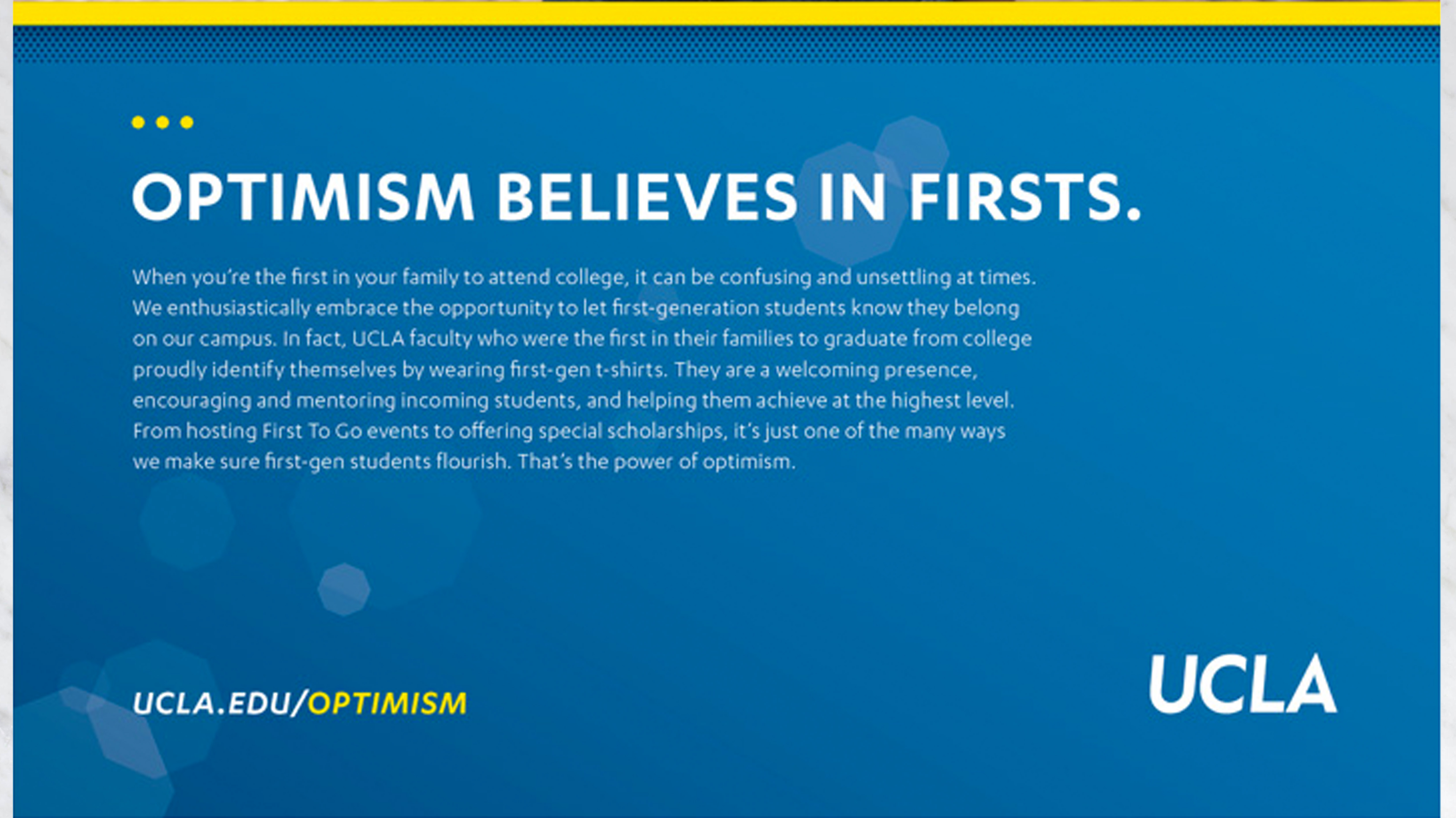 UCLA First Gen Initiative