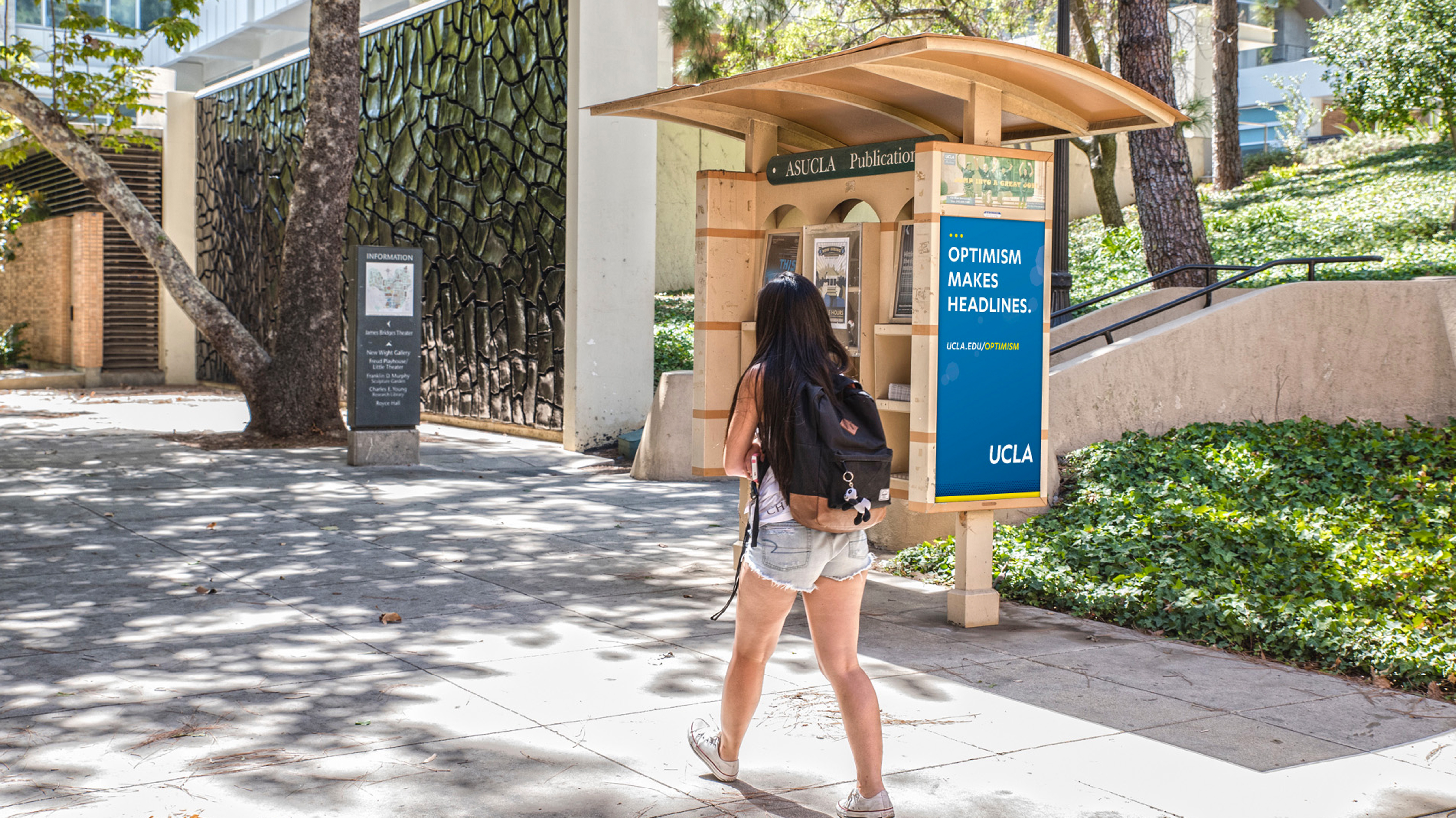 UCLA News Kiosk